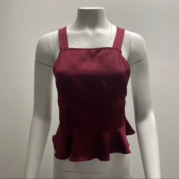 FREE People Satin High Neck Open Back Tank - Picture 2 of 3